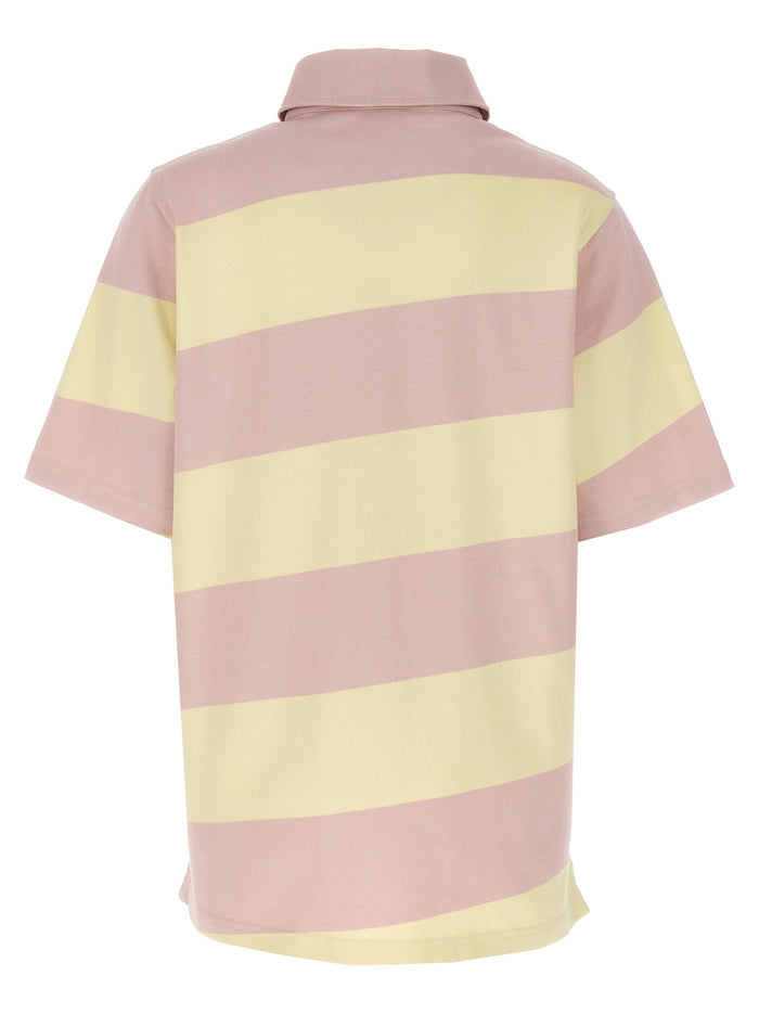Burberry 100% cotton polo shirt in pink — view 2