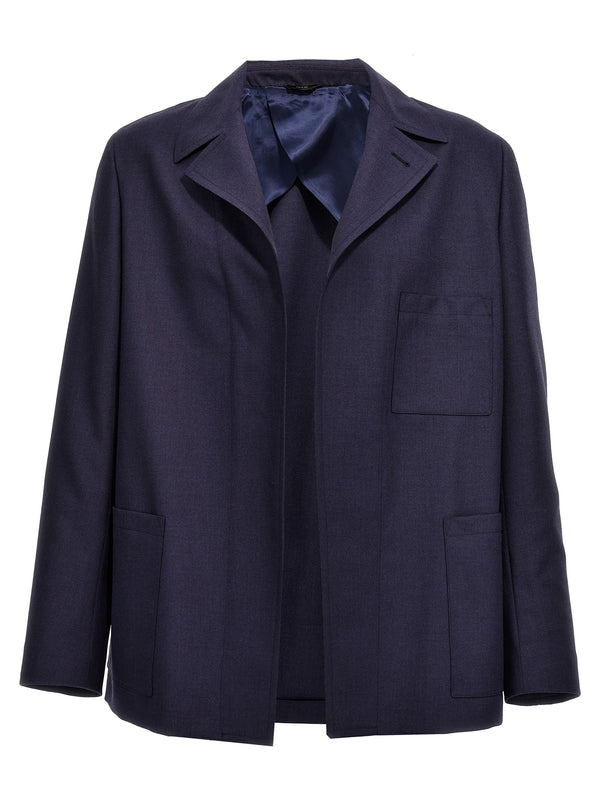 Fendi 100% Virgin Wool blazer in navy