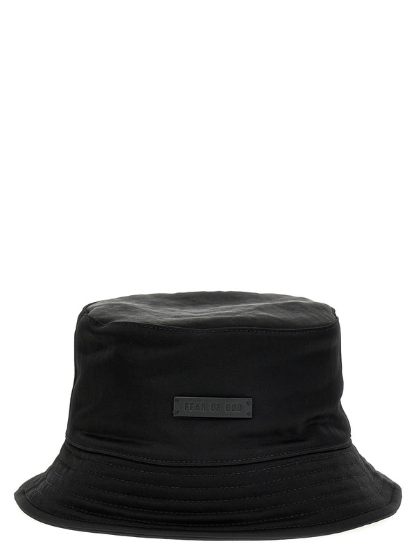 Fear Of God FE288858BM 100% Polyamide bucket hat in black