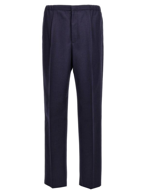 Fendi 100% Virgin Wool trousers in blue