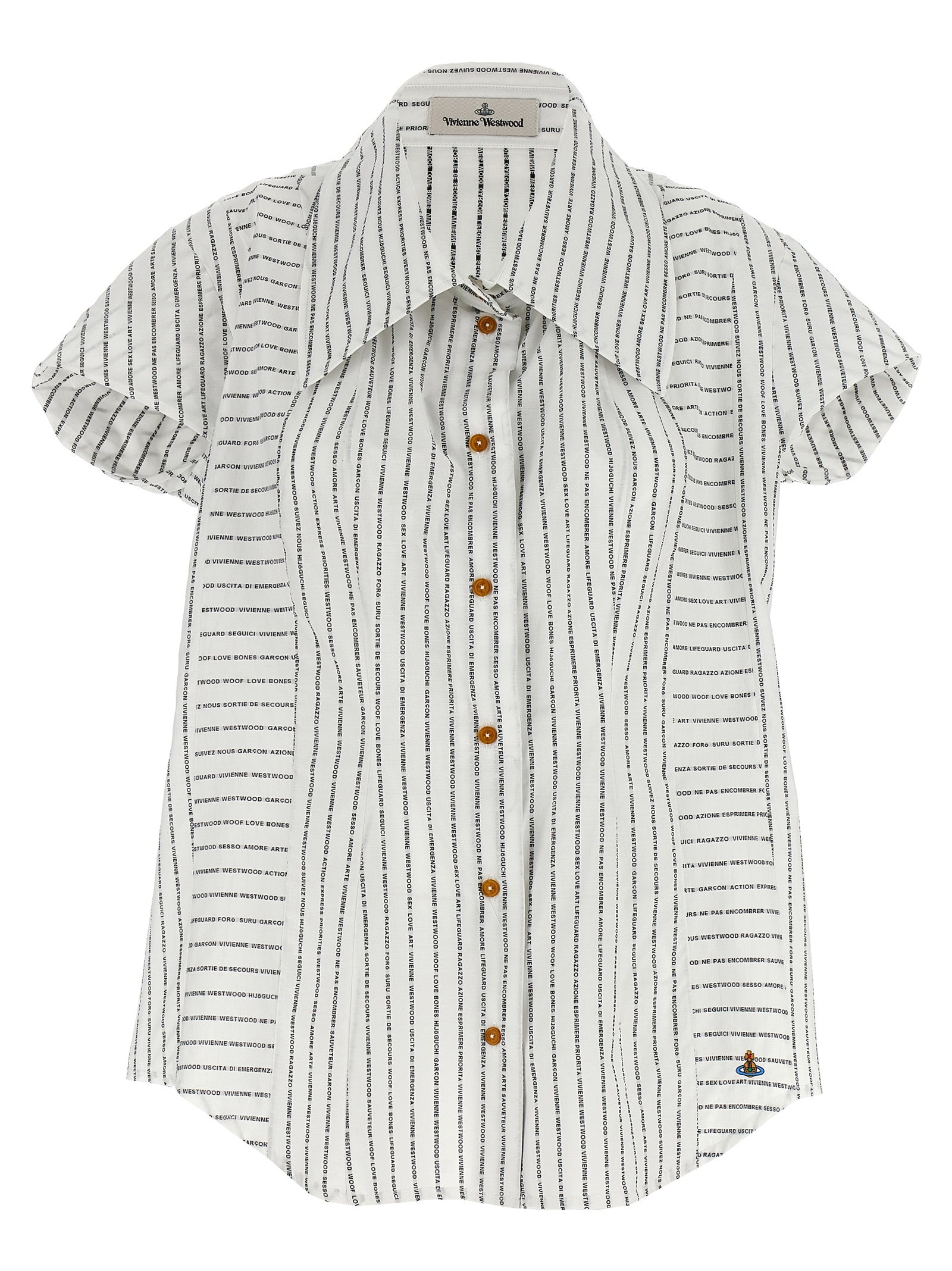 Vivienne Westwood 100% cotton blouse in white