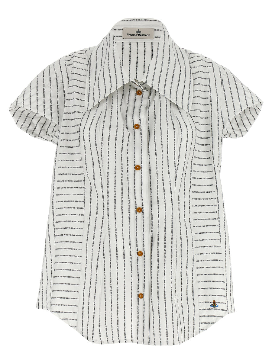Vivienne Westwood 100% cotton blouse in white