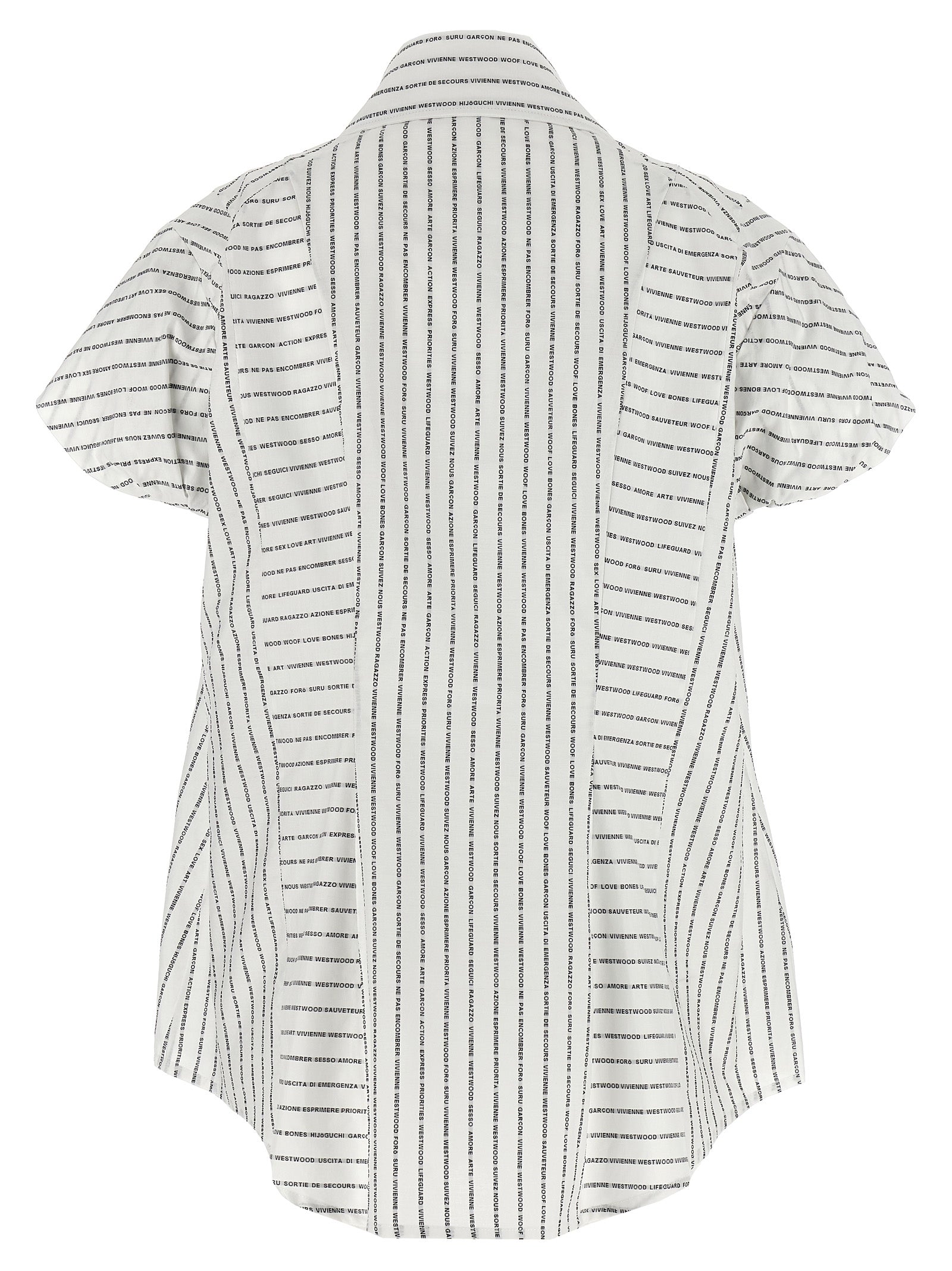Vivienne Westwood 100% cotton blouse in white — view 2
