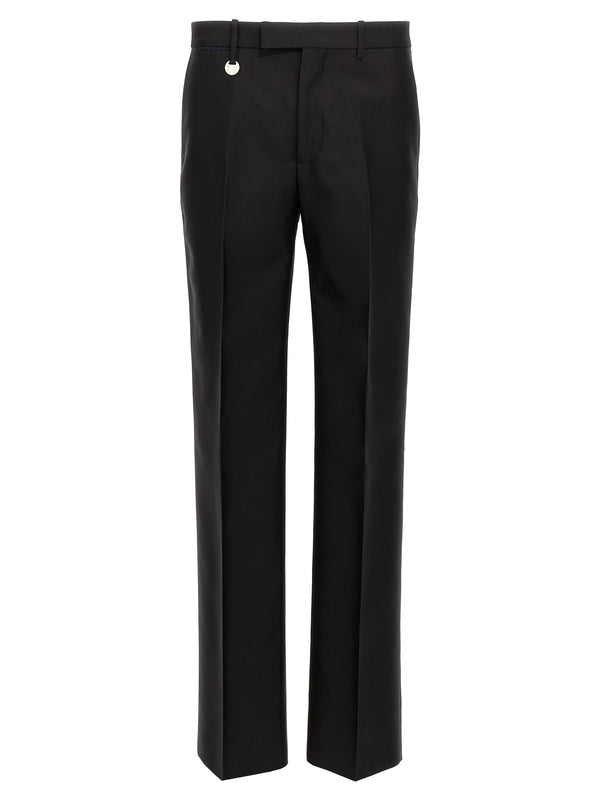 Burberry 60% virgin wool trousers in black