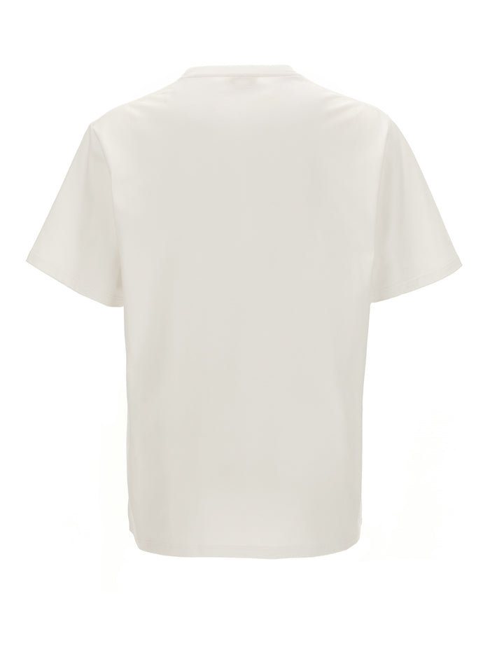 Alexander McQueen 100% cotton t-shirt in white — view 2
