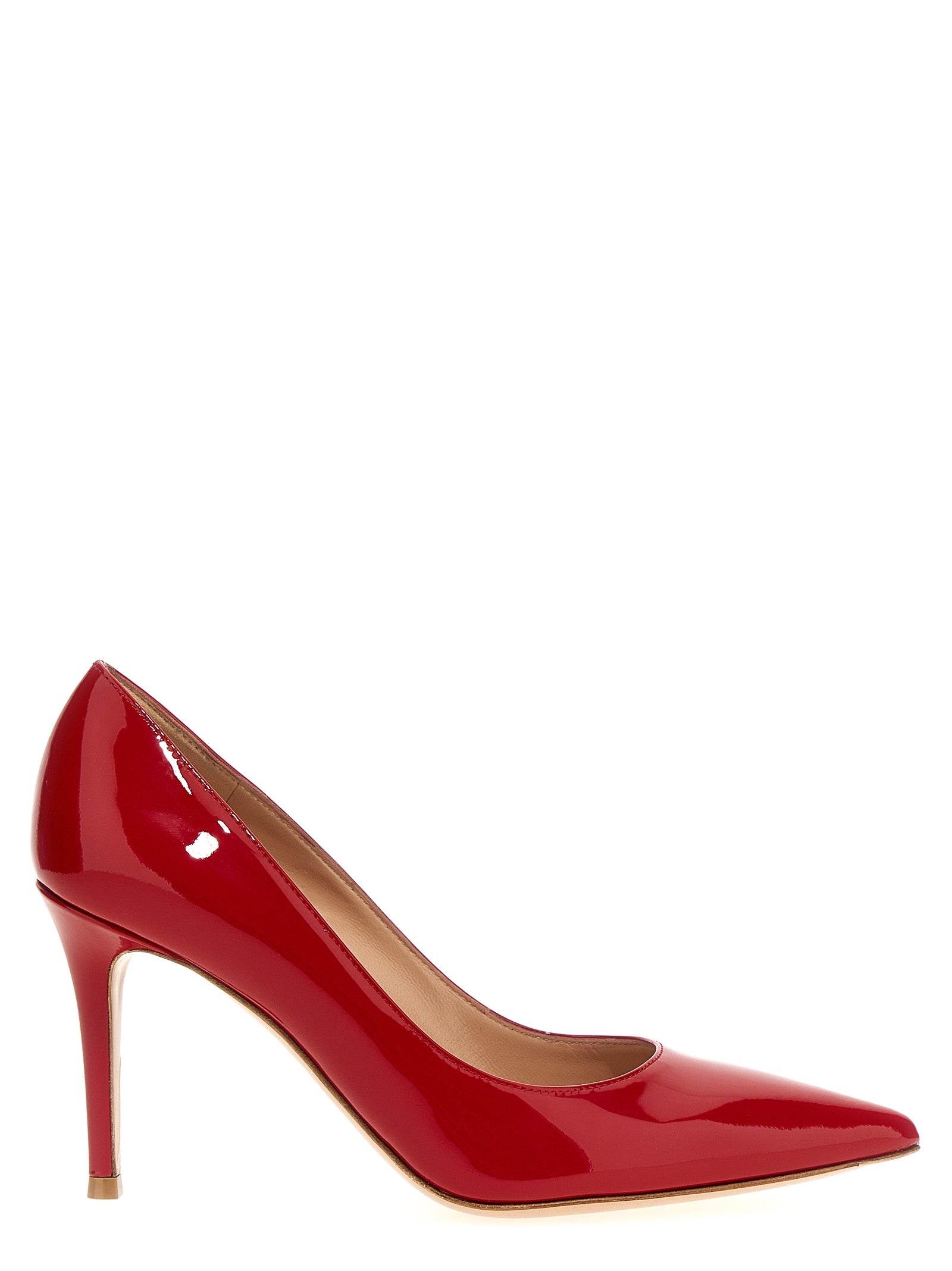 Gianvito Rossi 100% Calf Leather pump in red