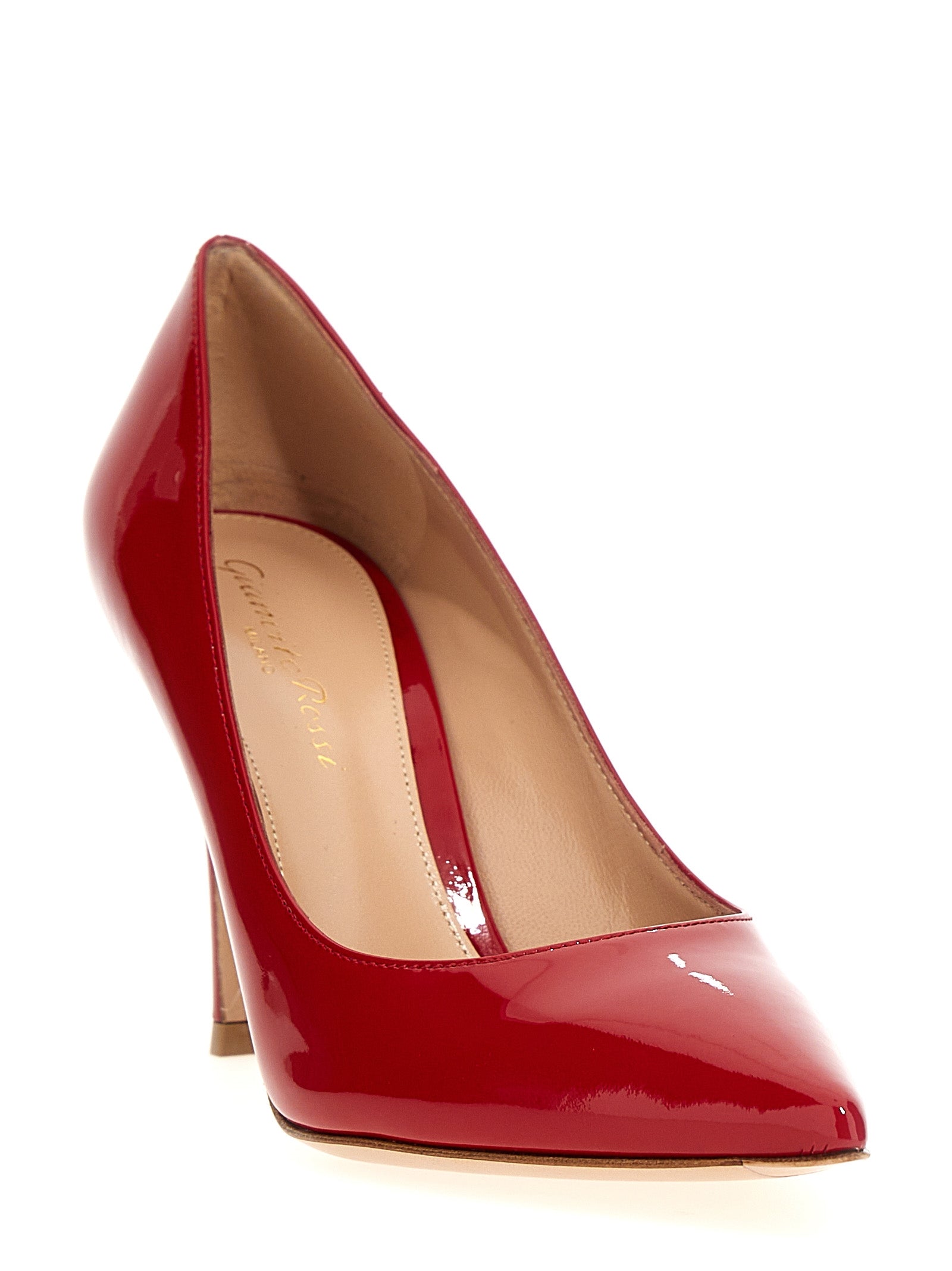 Gianvito Rossi 100% Calf Leather pump in red — view 2