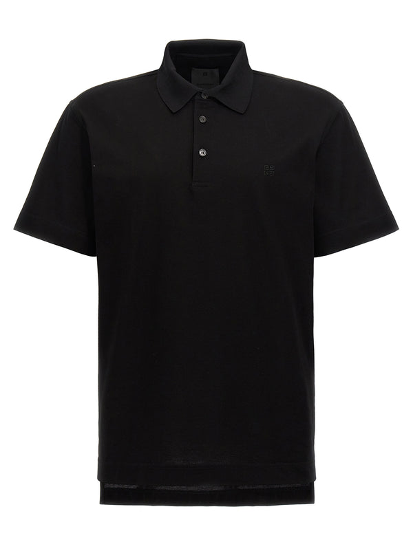Givenchy 100% Cotton polo shirt in black