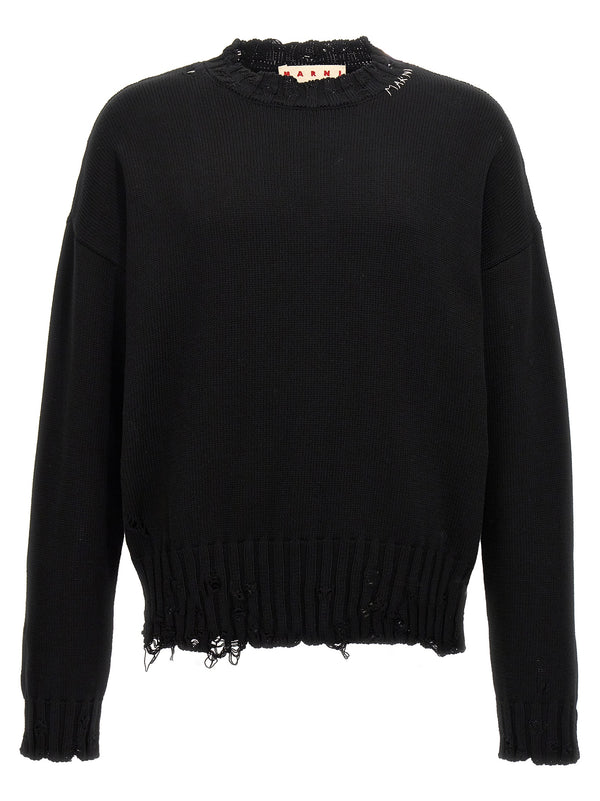 Marni 100% Cotton sweater in black