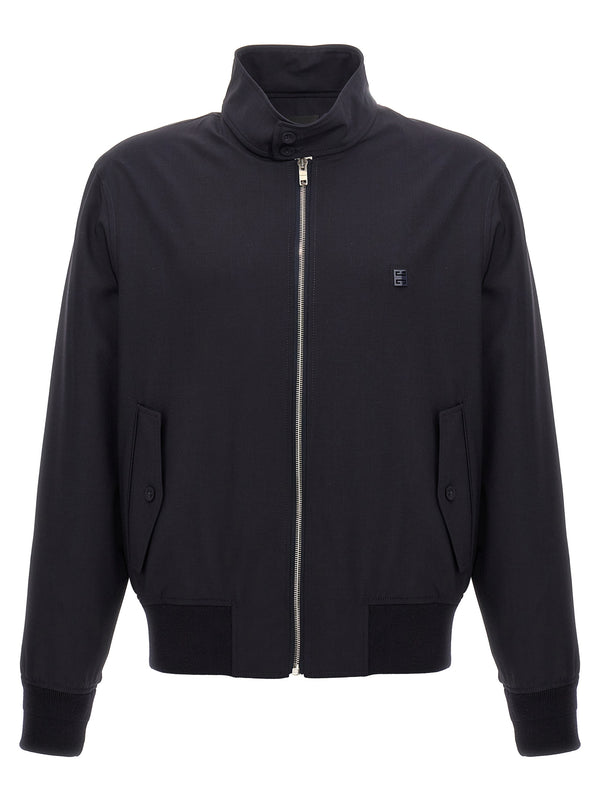 Givenchy 58% wool jacket in navy