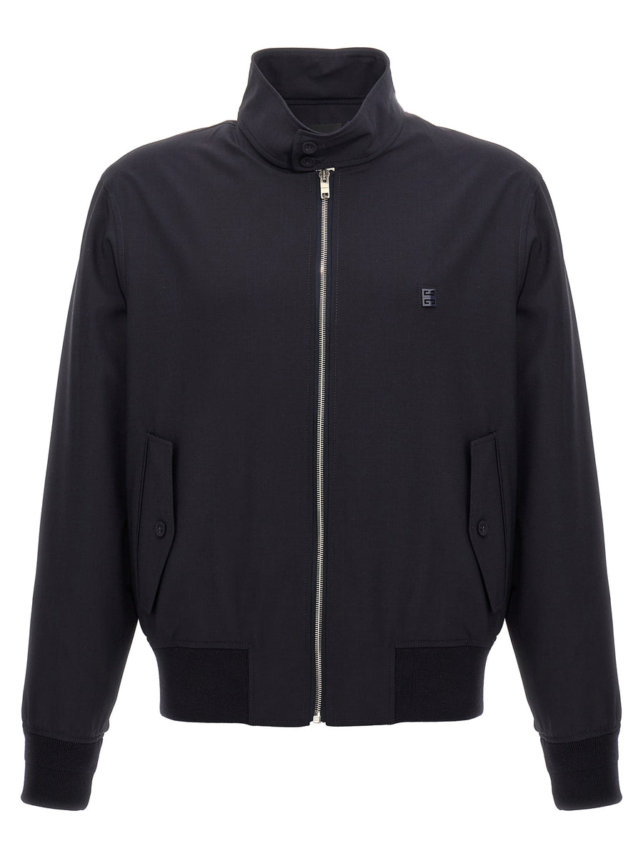 Givenchy 58% wool jacket in navy