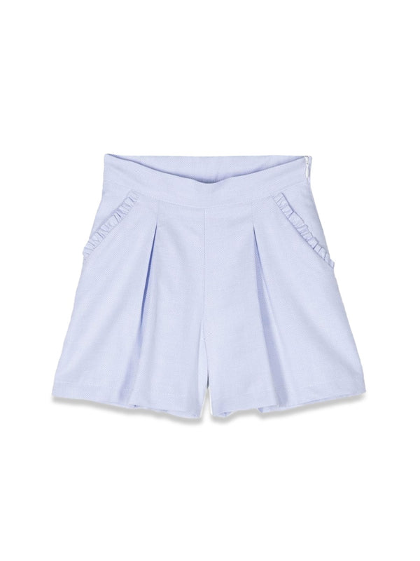 Skirt Baby Blue Cotton Short