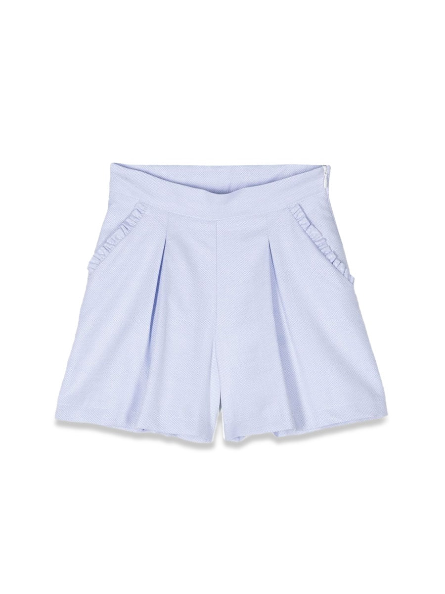 Skirt Baby Blue Cotton Short