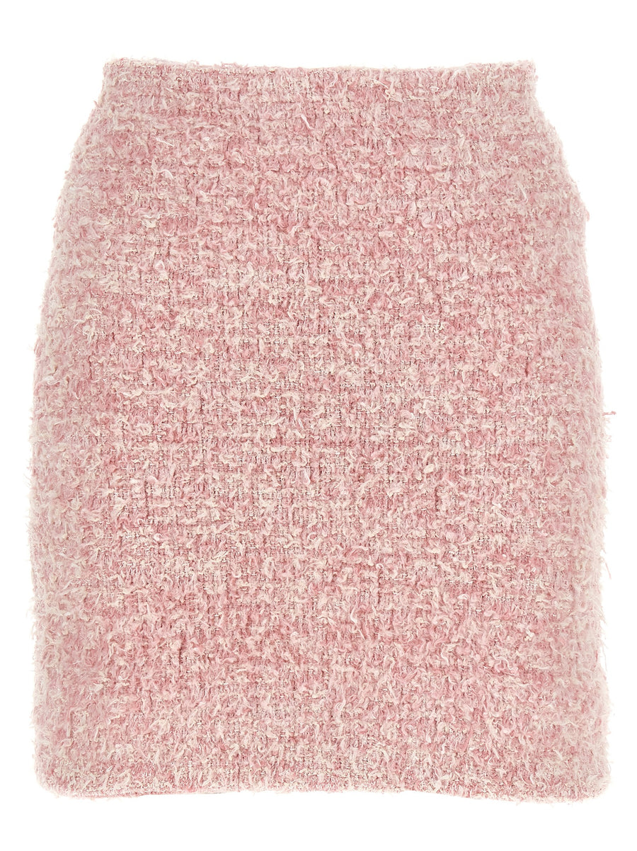 Balenciaga 73% cotton skirt in pink