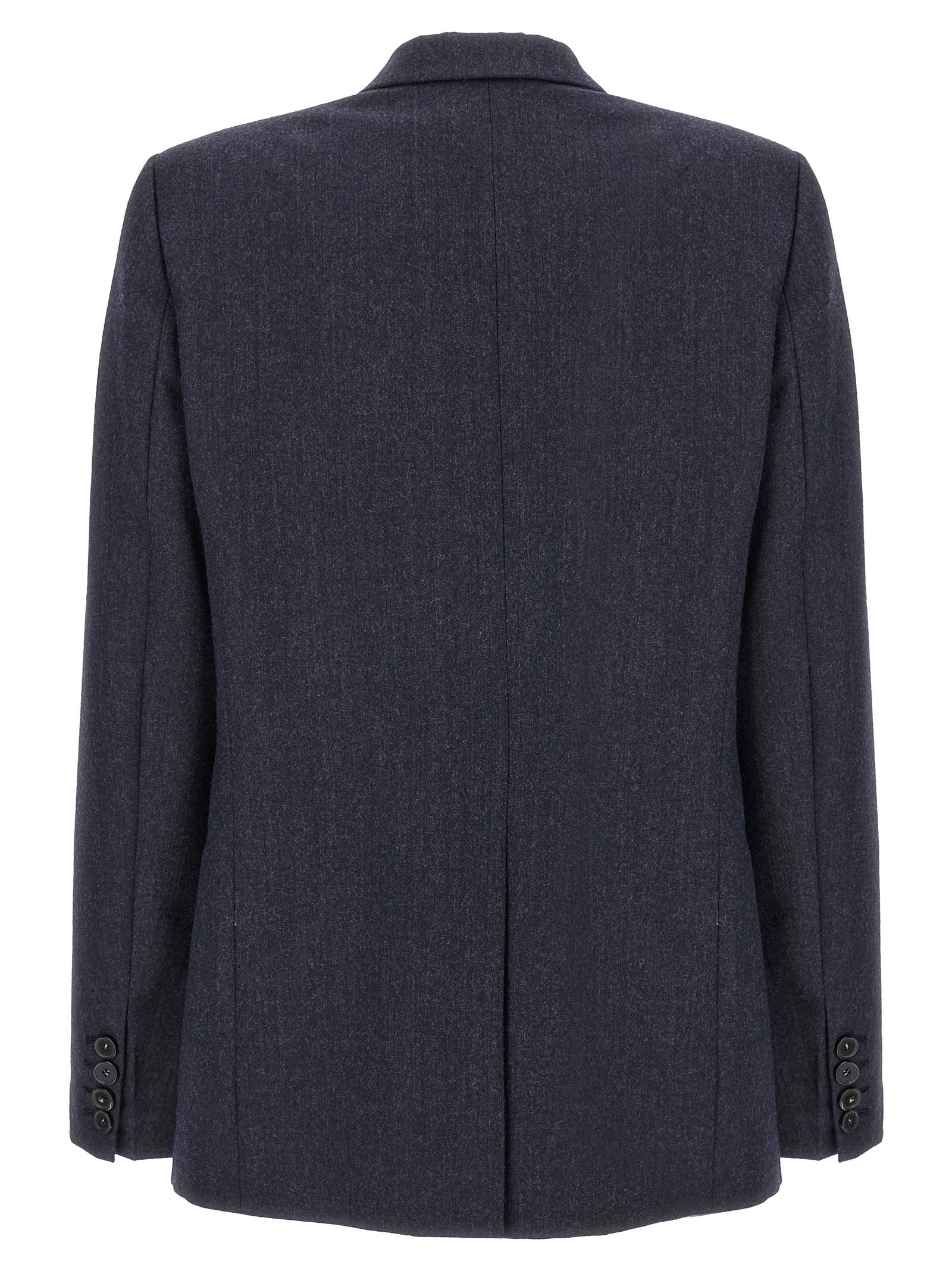 Stella McCartney 52% viscose blazer in blue — view 2