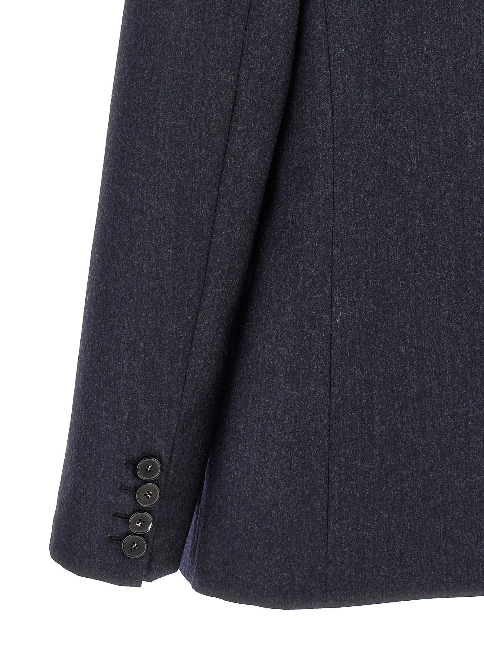 Stella McCartney 52% viscose blazer in blue — view 4