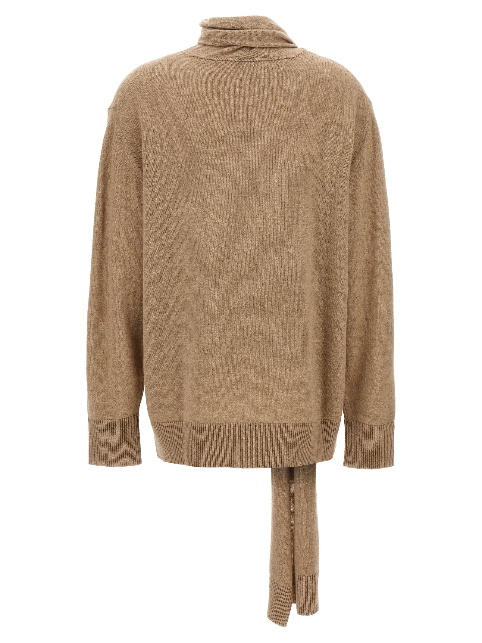 Stella McCartney 75% Cashmere sweater in beige — view 2