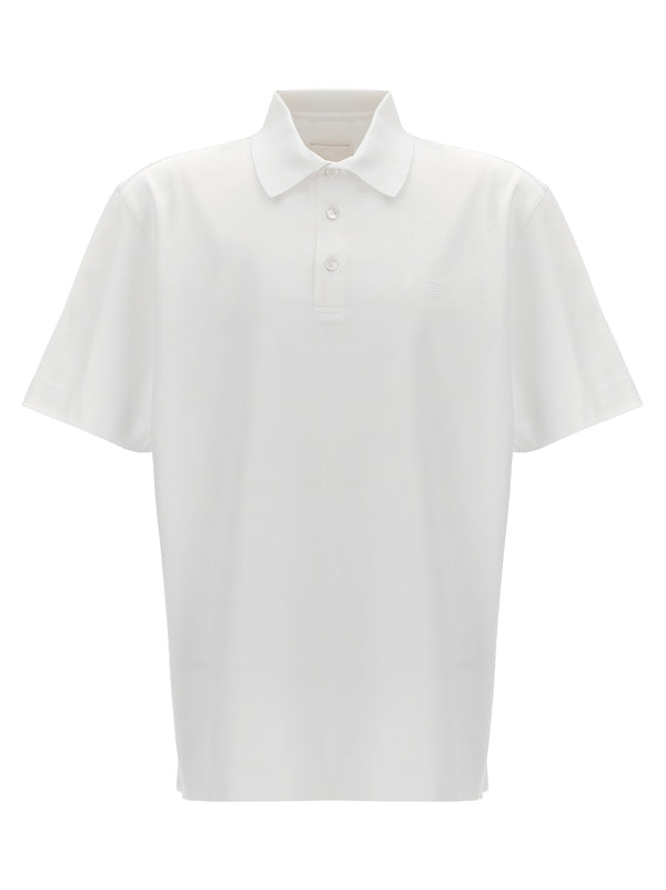 Givenchy 100% cotton polo shirt in white