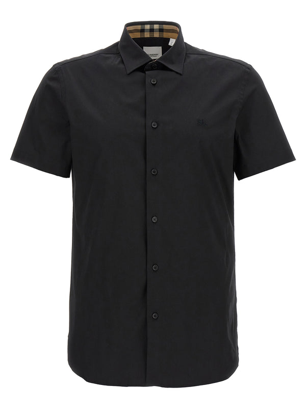 Burberry 96% Cotton shirt in black