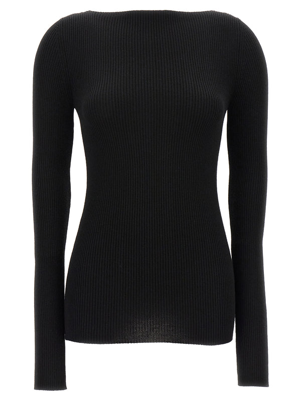 Rick Owens 100% Wool sweater in black