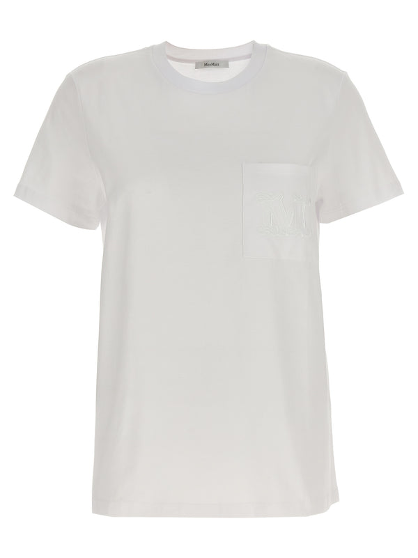 Max Mara 100% Cotton t-shirt in white