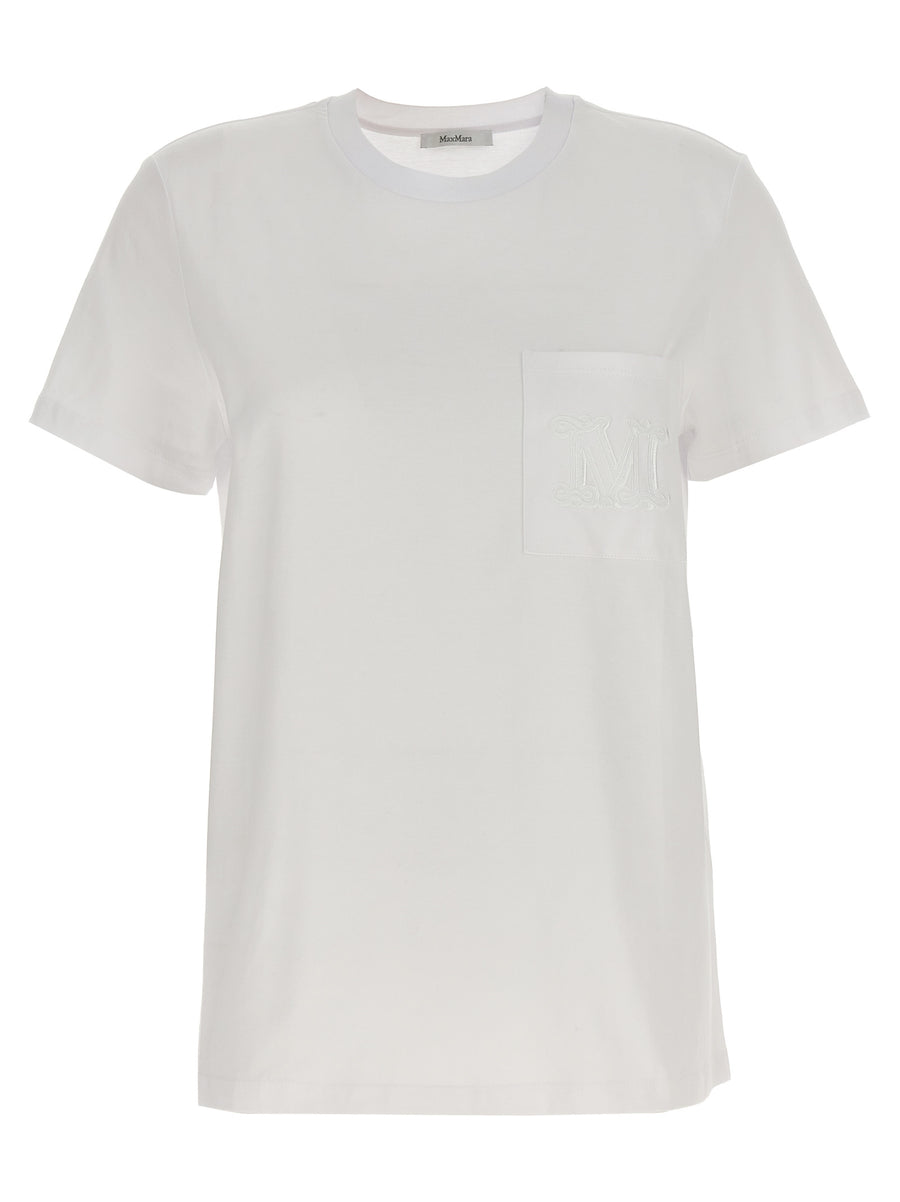 Max Mara 100% Cotton t-shirt in white