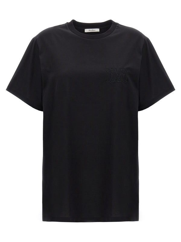 Max Mara 100% Cotton t-shirt in black