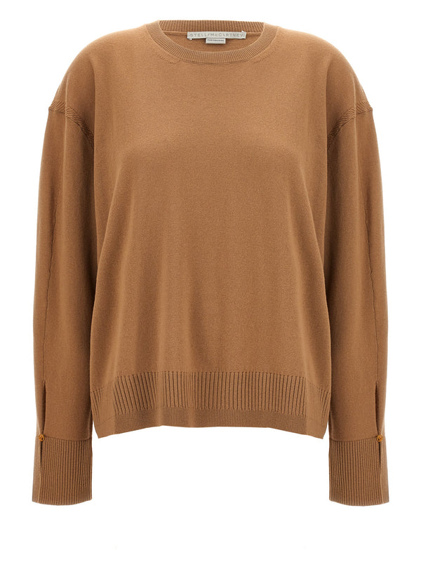 Stella McCartney 100% wool sweater in beige