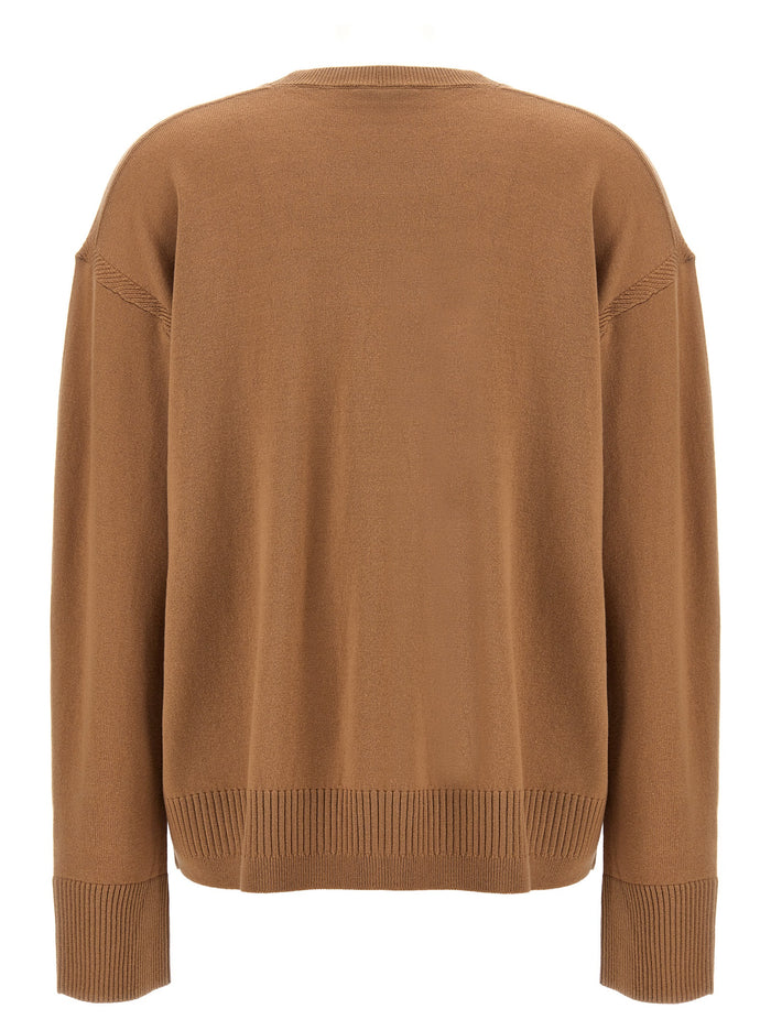 Stella McCartney 100% wool sweater in beige — view 2