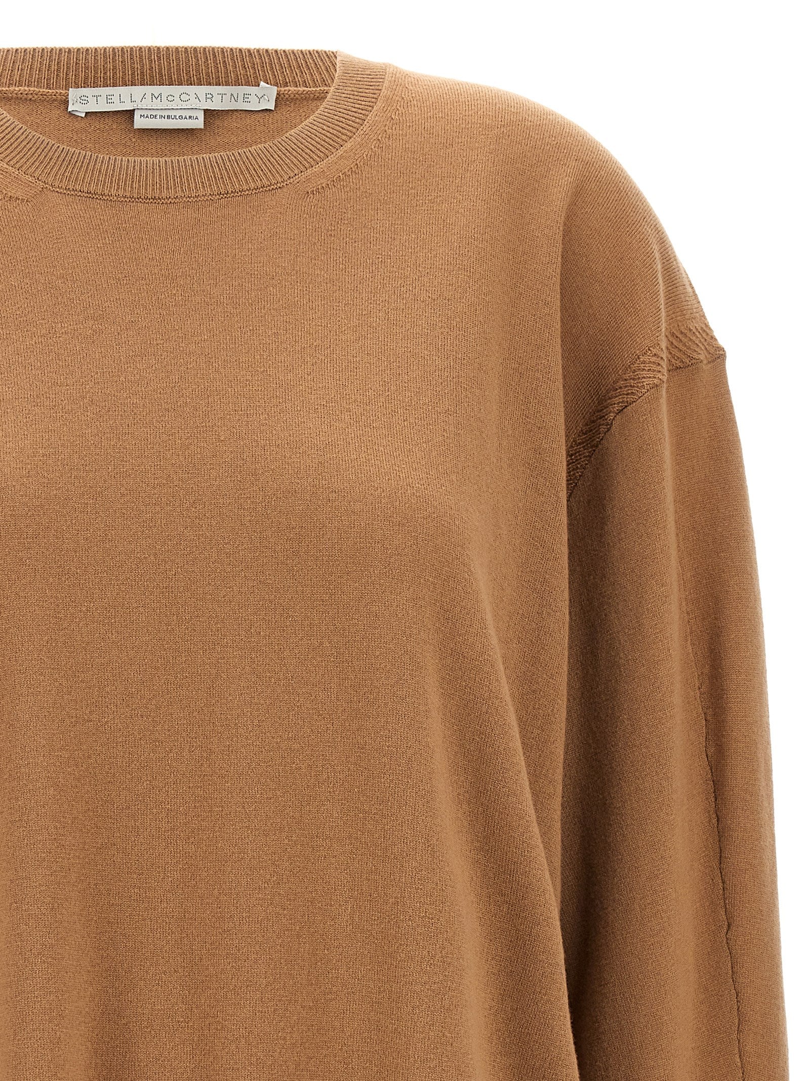 Stella McCartney 100% wool sweater in beige — view 3