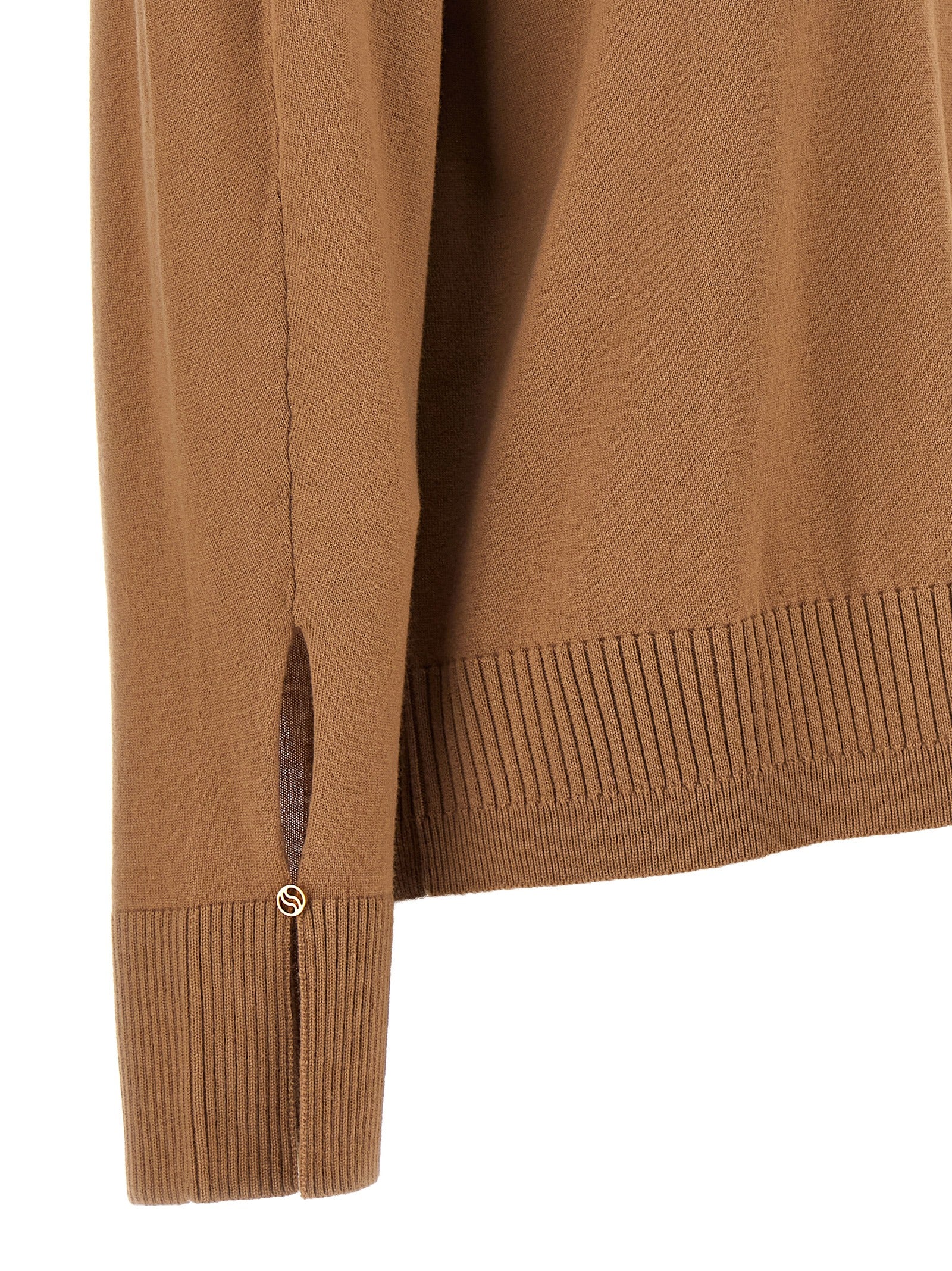 Stella McCartney 100% wool sweater in beige — view 4