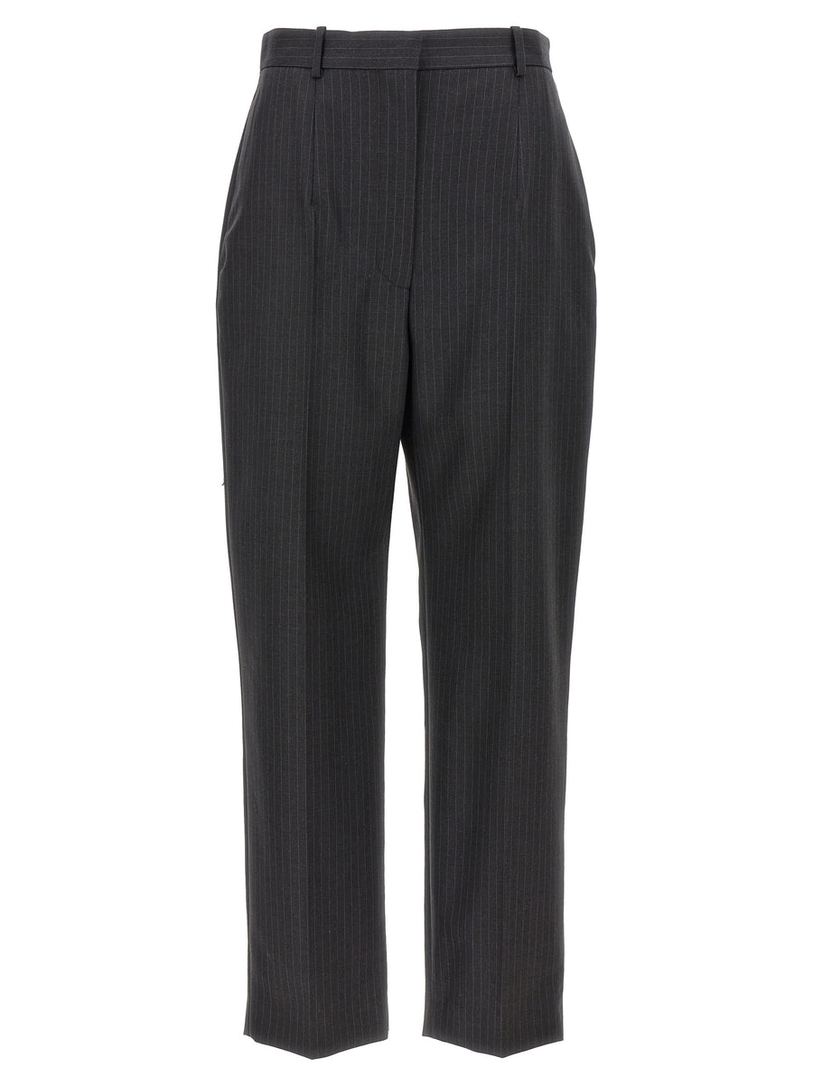 Alexander McQueen 100% wool trousers in gray