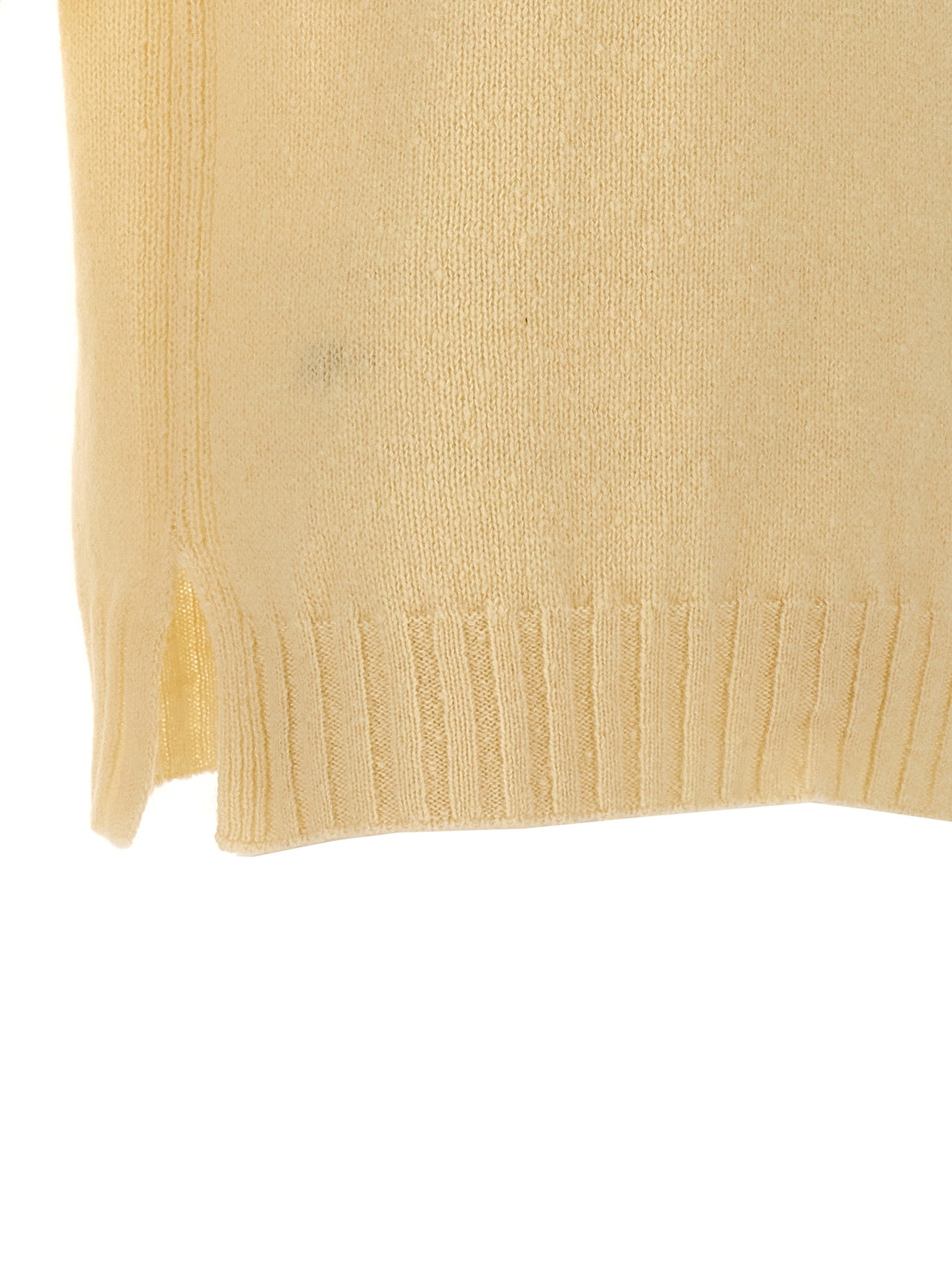 Jil Sander 56% wool sweater in beige — view 4
