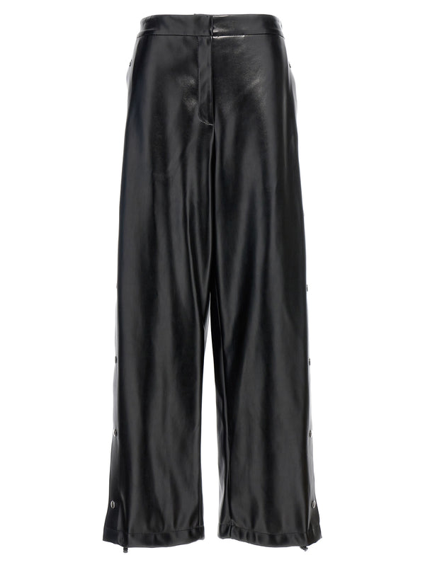 Stella McCartney 100% Polyester trousers in black