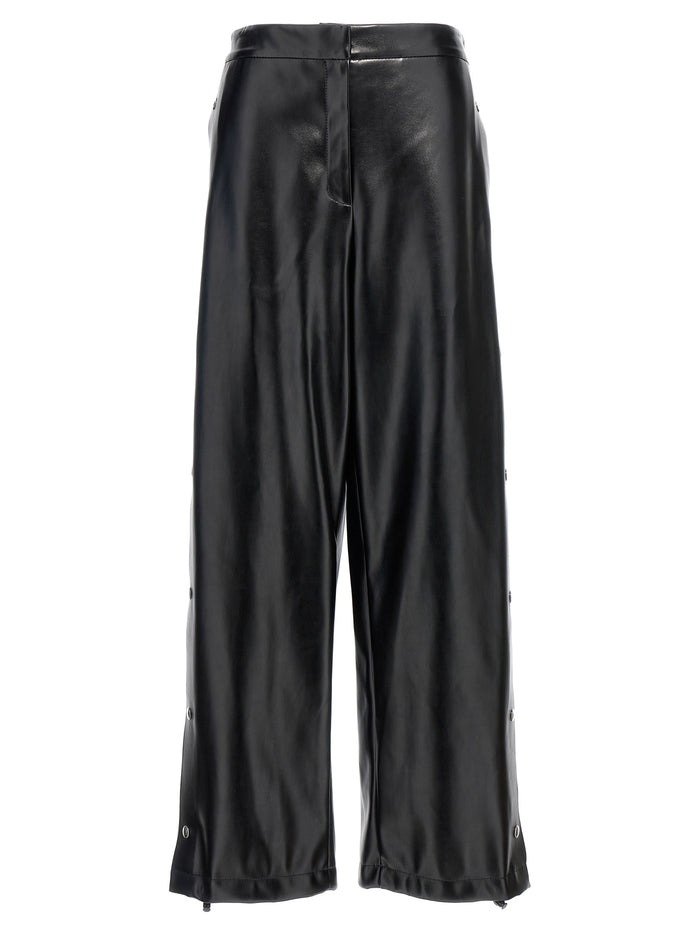 Stella McCartney 100% Polyester trousers in black