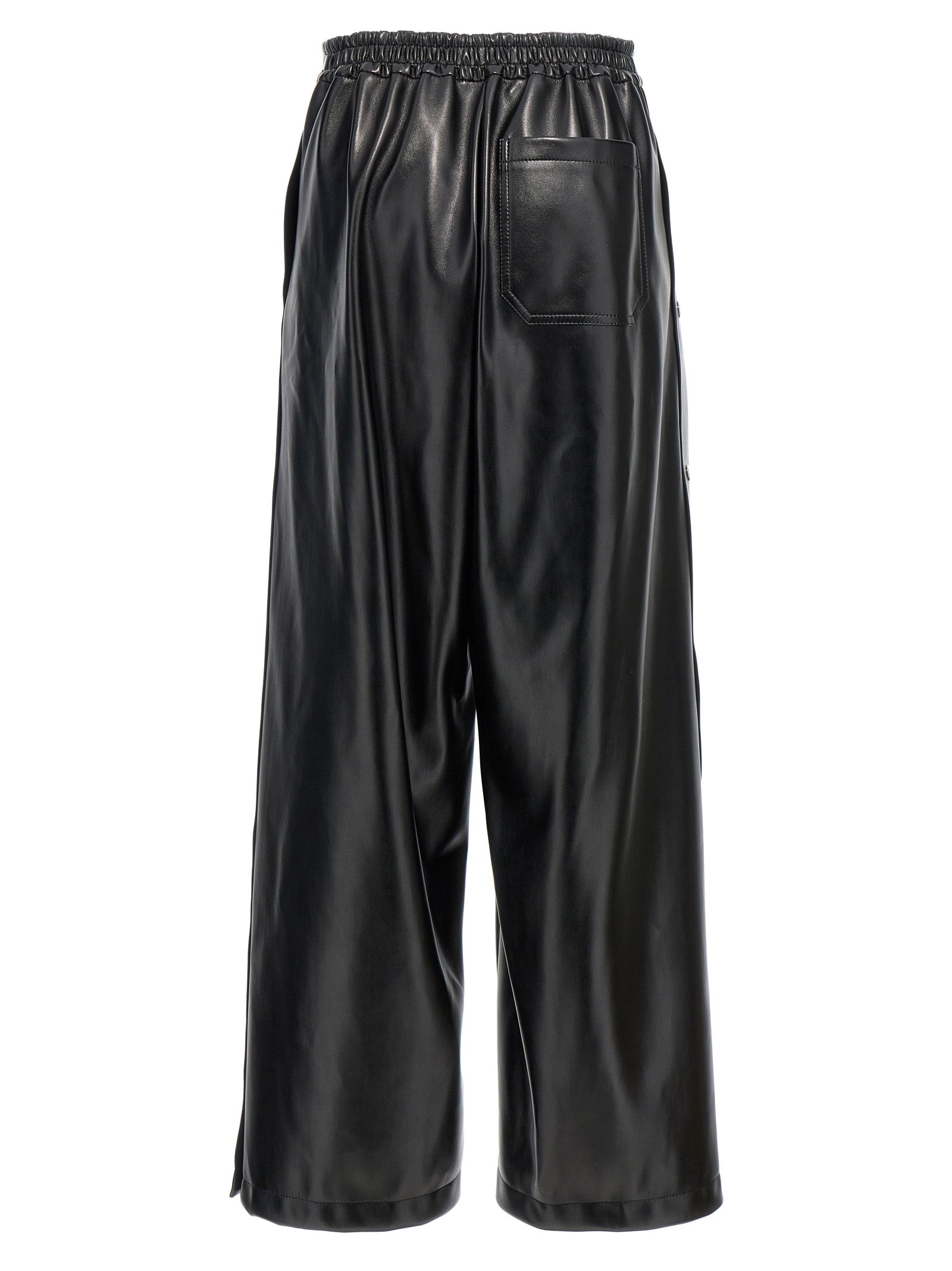 Stella McCartney 100% Polyester trousers in black — view 2