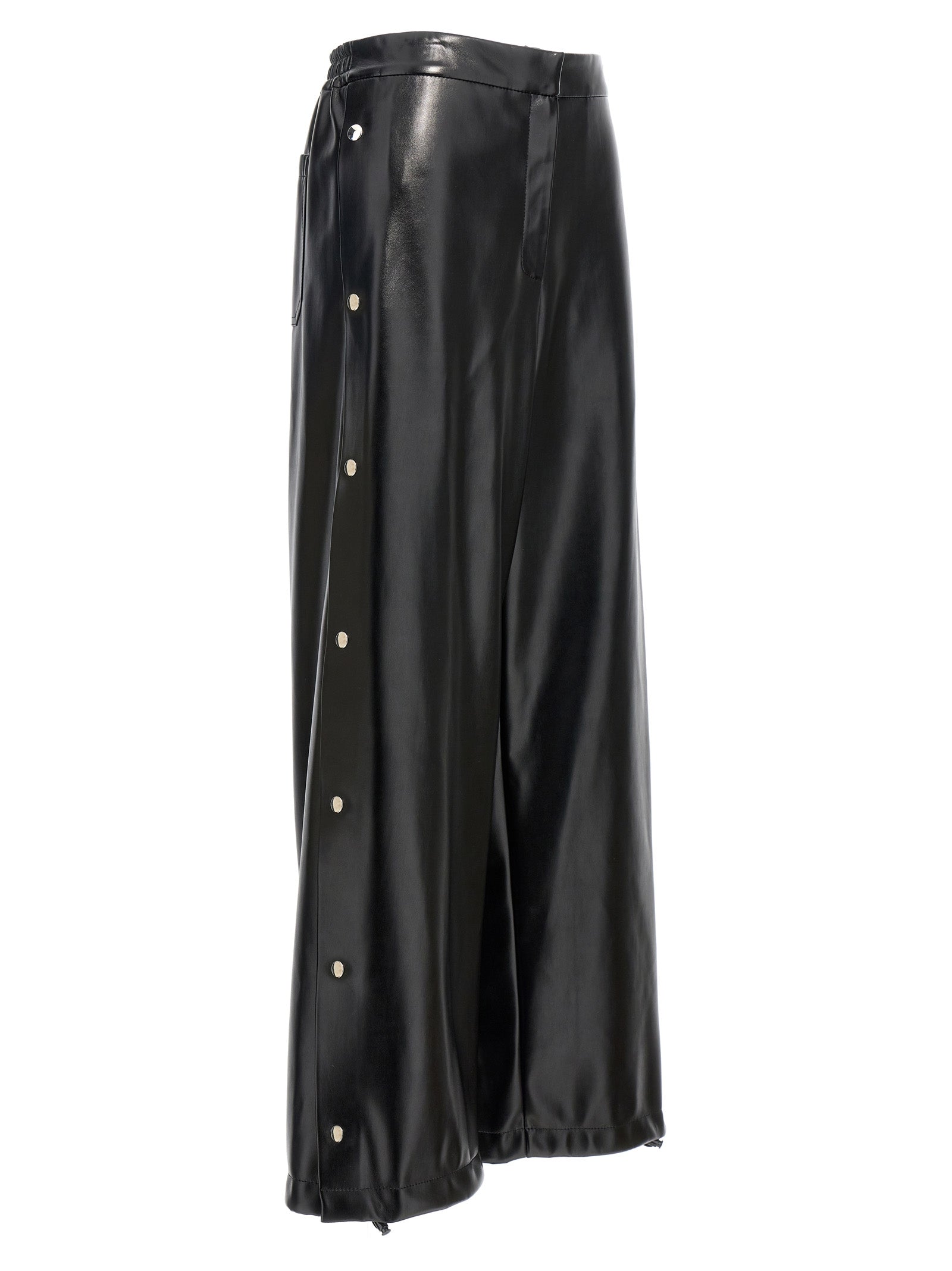 Stella McCartney 100% Polyester trousers in black — view 3