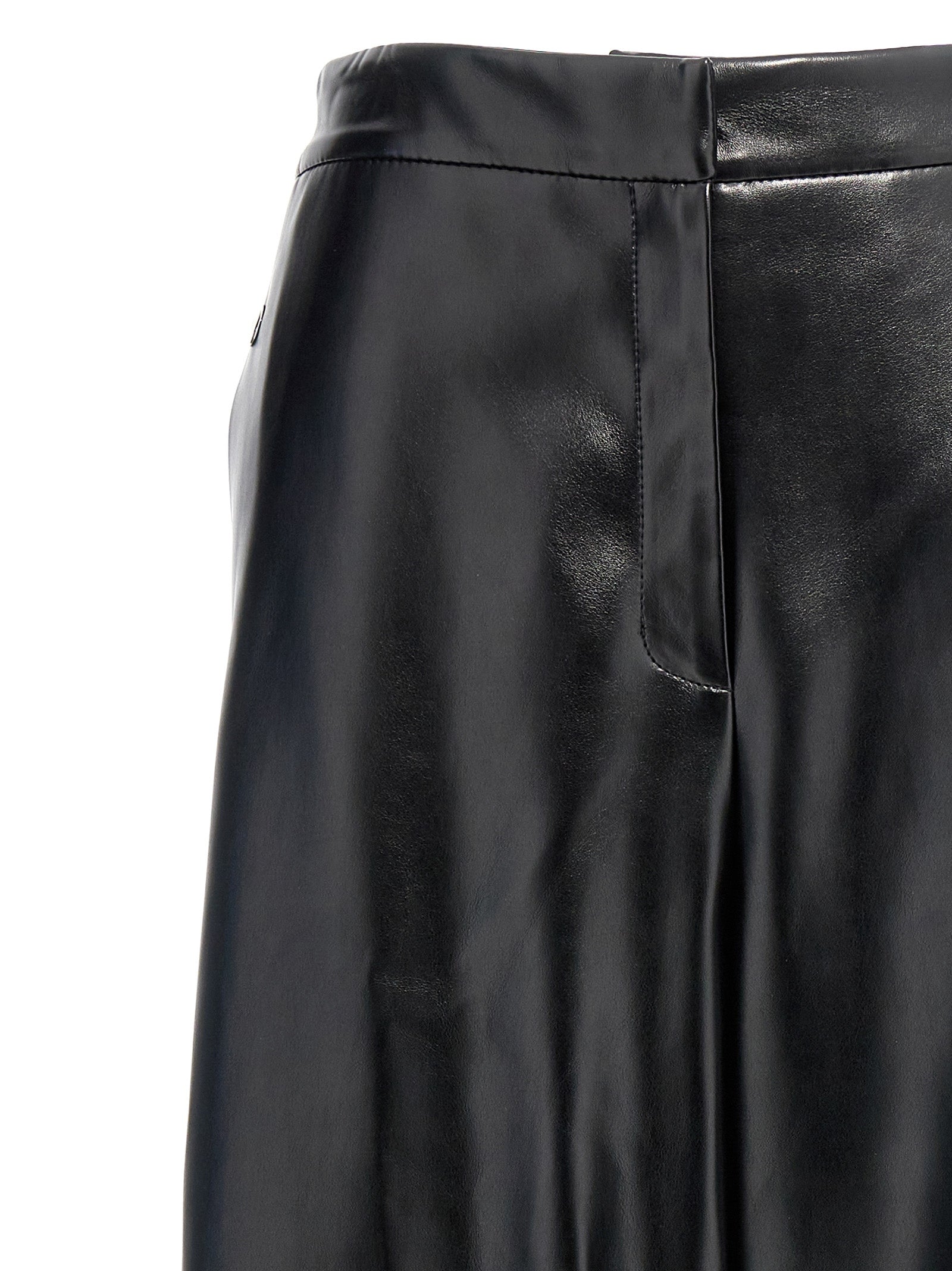 Stella McCartney 100% Polyester trousers in black — view 4