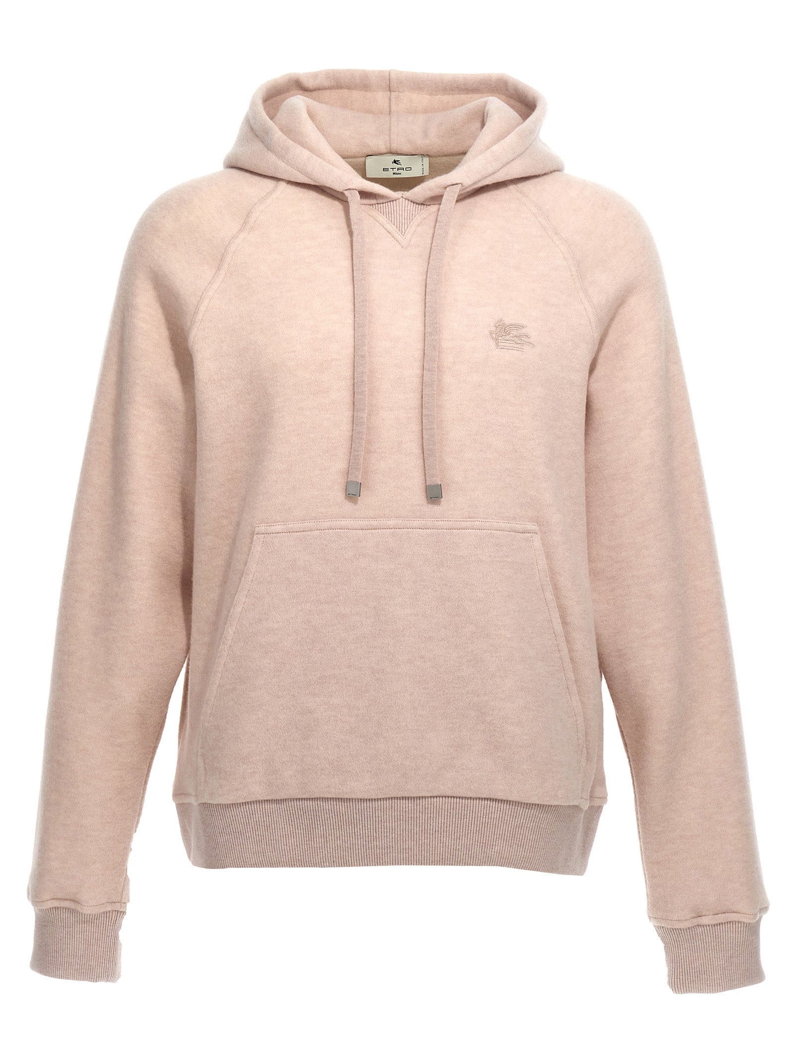 Etro 92% wool hoodie in beige