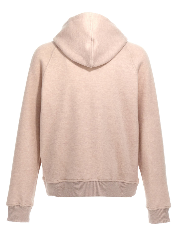 Etro 92% wool hoodie in beige — view 2
