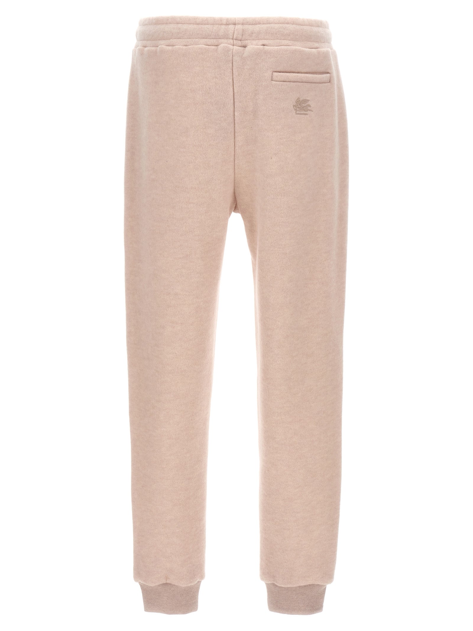 Etro 92% wool joggers in beige — view 2