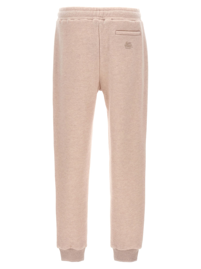 Etro 92% wool joggers in beige — view 2