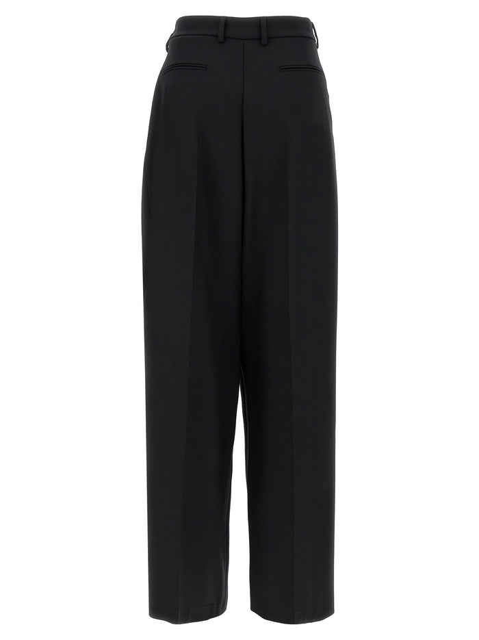 Giuseppe Di Morabito 95% virgin wool trousers in black — view 2