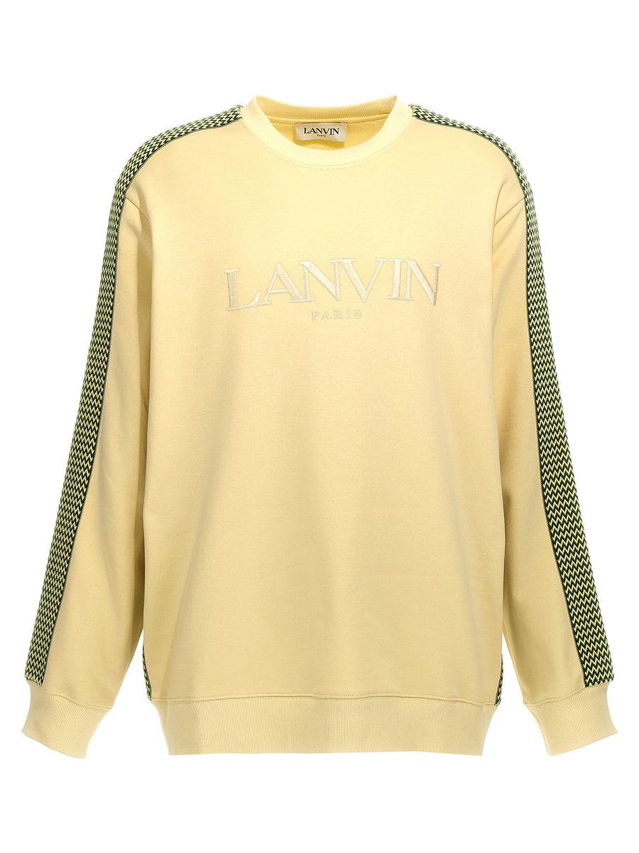 Lanvin 100% cotton sweatshirt in yellow