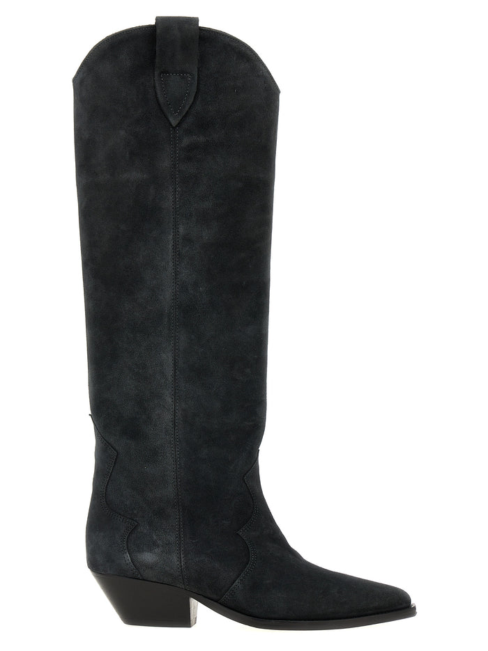 Isabel Marant 100% calfskin leather boot in black
