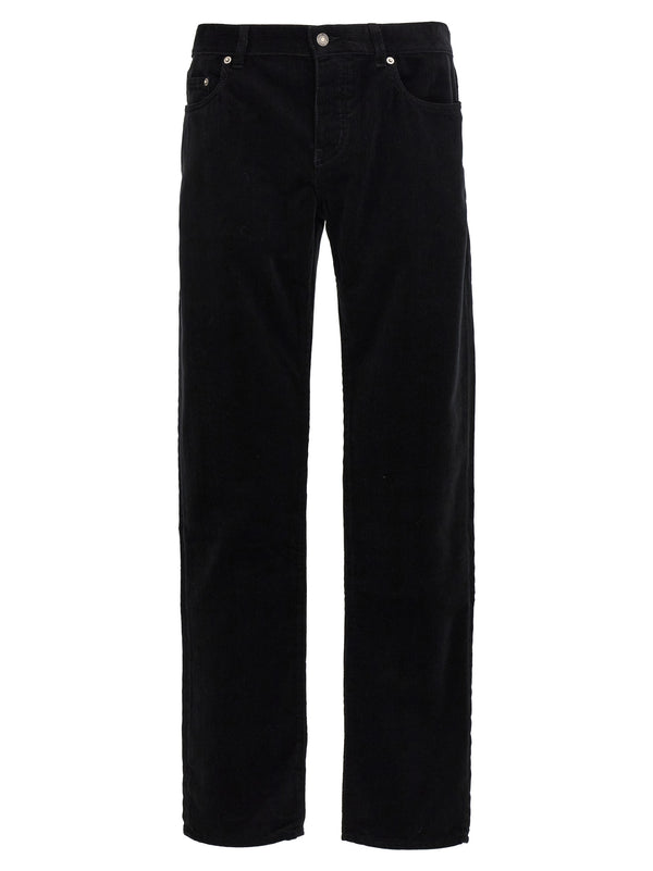 Saint Laurent 100% Cotton trousers in black