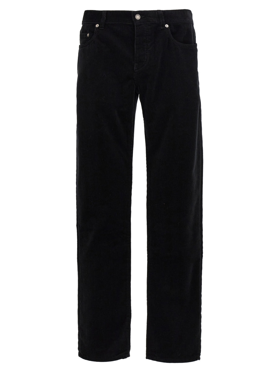 Saint Laurent 100% Cotton trousers in black