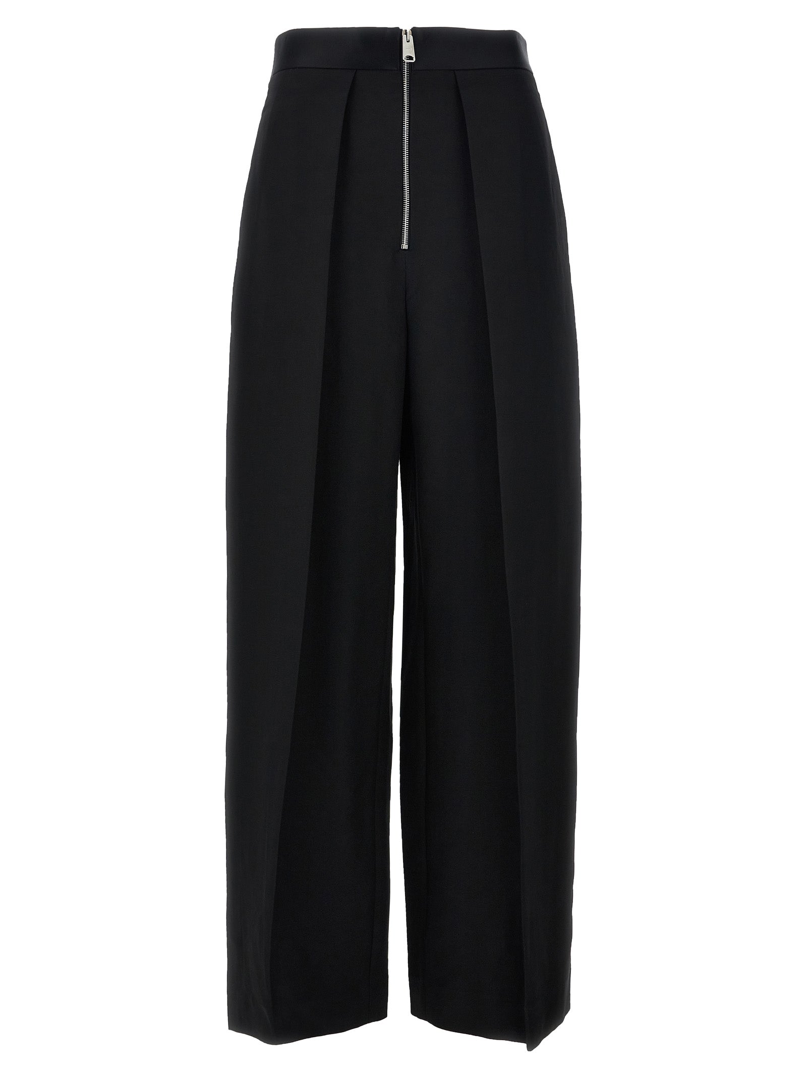 Khaite 75% Viscose trousers in black