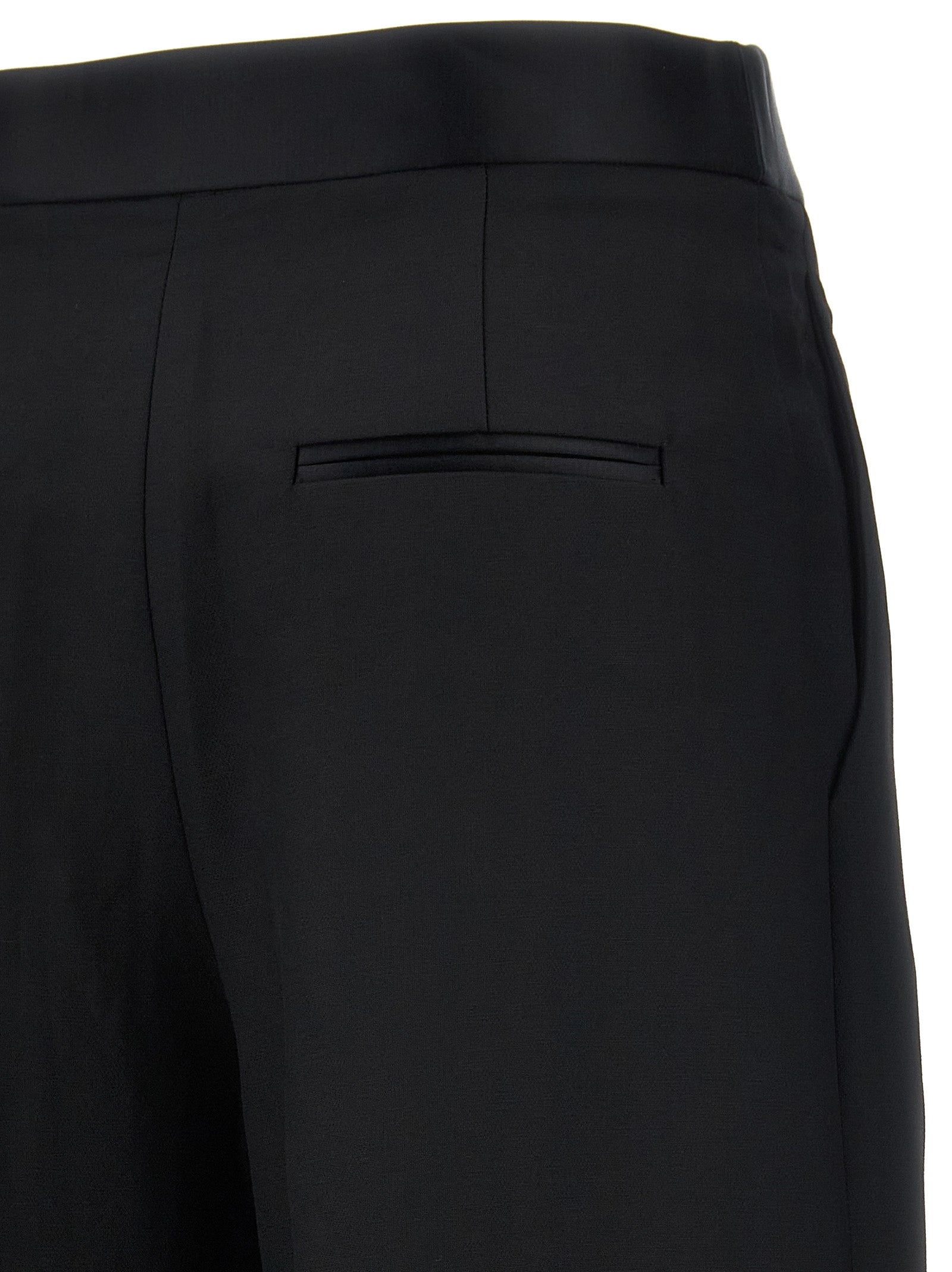 Khaite 75% Viscose trousers in black — view 4