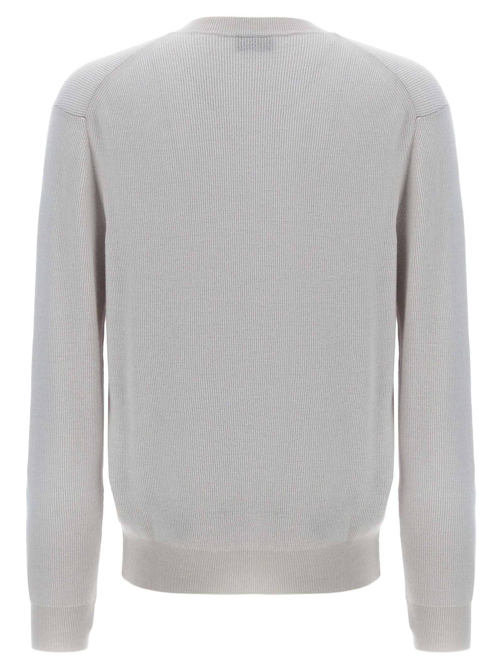 Brioni 64% cashmere cardigan in white — view 2